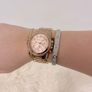 Micheal Kors Blair Chronograph Watch - Rose Gold